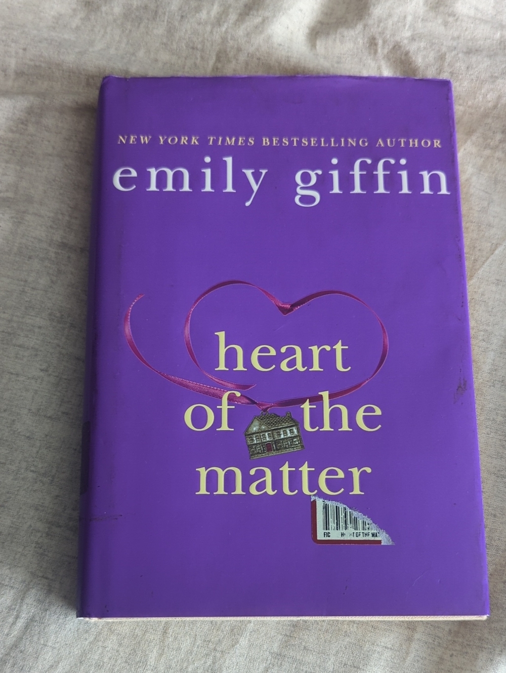 Emily Giffin "Heart of the Matter" - Purple Hardcover